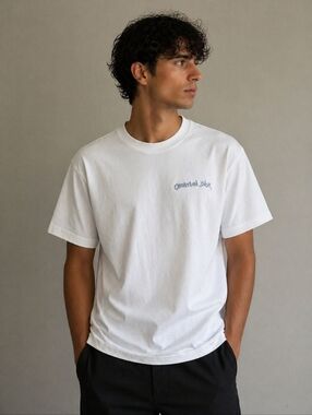 Christian Dior White T-Shirt Small Logo Front Men’s Size S/M Designer Tee